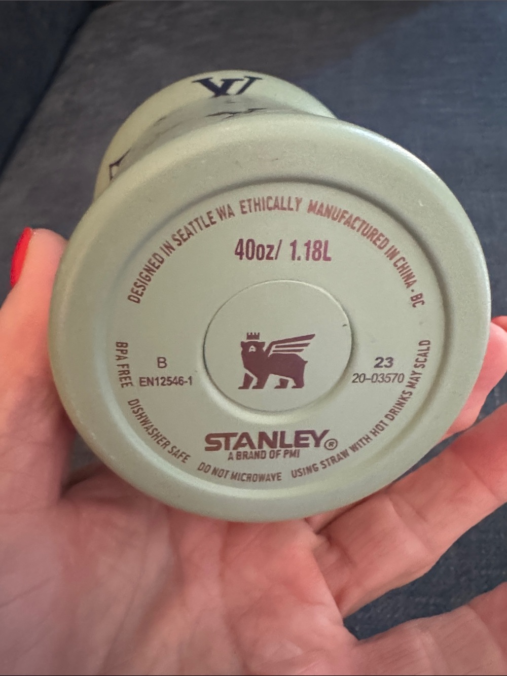 Louis Vuitton Lime Stanley Cup - Picture 6 of 10